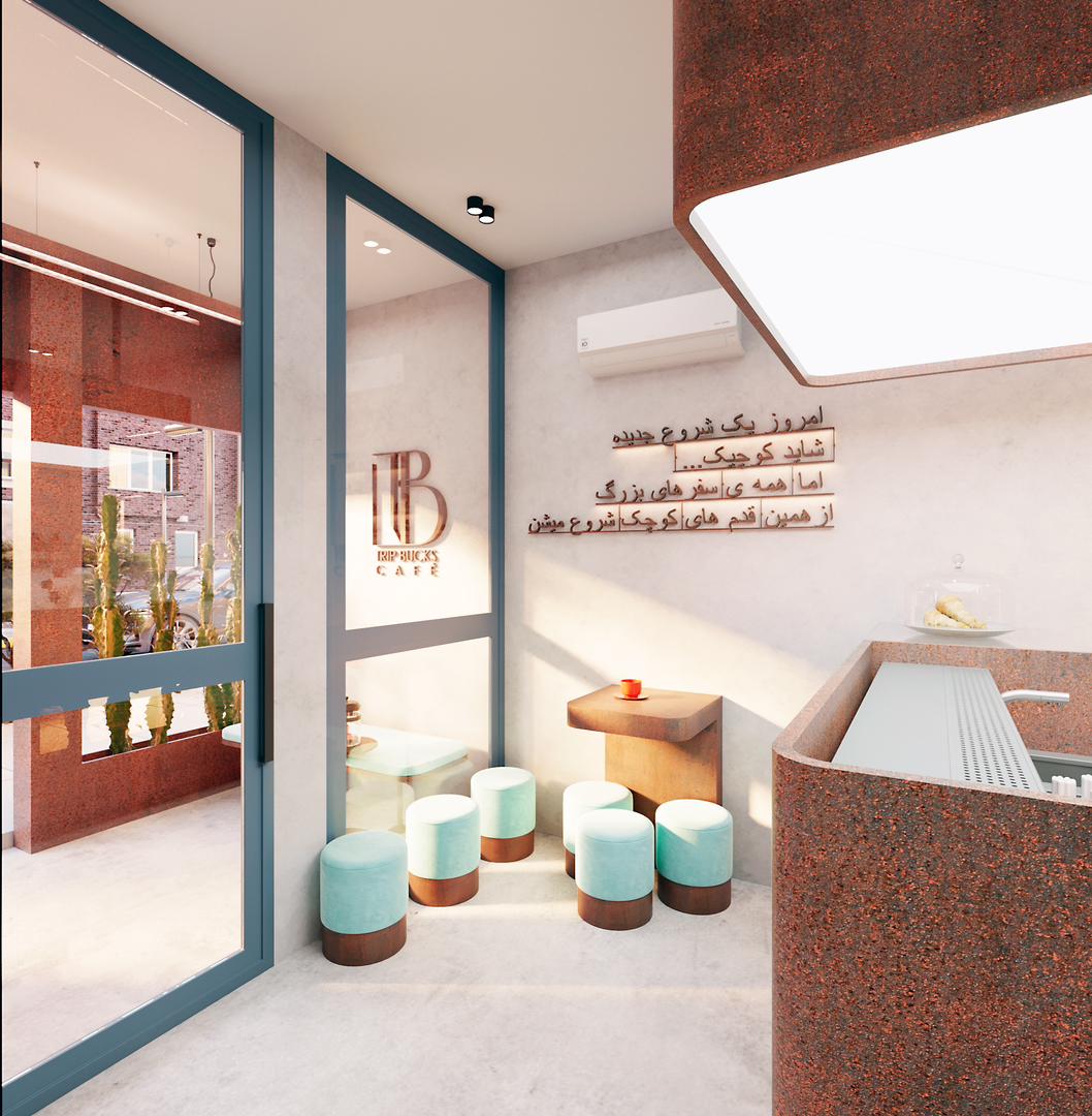 محیط کافه غذا تریپ باکس مشهد